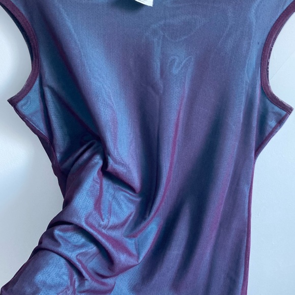 Free People Holographic Mesh Mini Dress - Picture 6 of 8